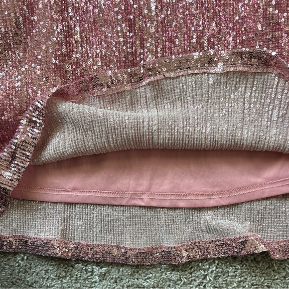 Pink Sequin Party Dress - Picture 5 of 10